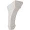 Ekena Millwork 2 1/4"W x 5"D x 7"H Stockport Wood Vintage Decor Bracket, Chalk Dust White BKTWD02X05X07STWH - alternate 1